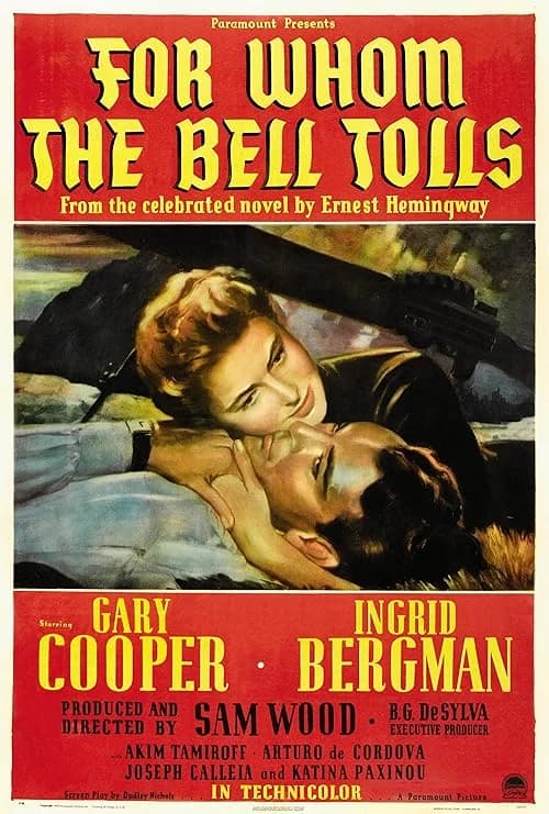 For Whom the Bell Tolls film posteri